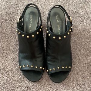 Studded Stuart Weitzman Mules